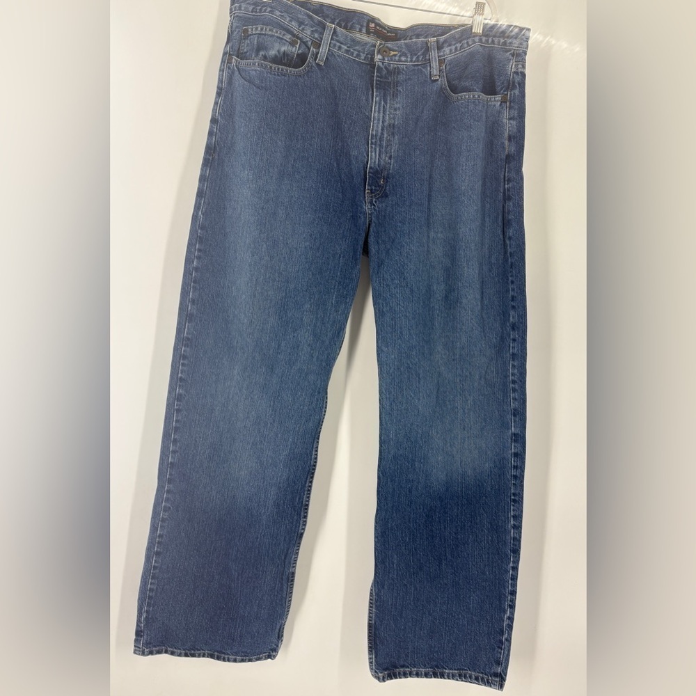 Ralph Lauren Polo Jeans Mens Blue Woodrow Relaxed Fit Cotton Denim-40x32 - Picture 4 of 11
